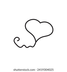 Isolated vector drawn by hand on a white background