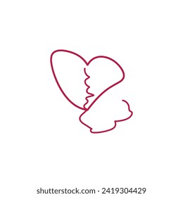 Isolated vector drawn by hand on a white background