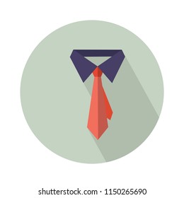 Isolated vector Fathers day gift greeting card banner poster with relistic satin blue necktie knot. Male tie. symbol of love DAD