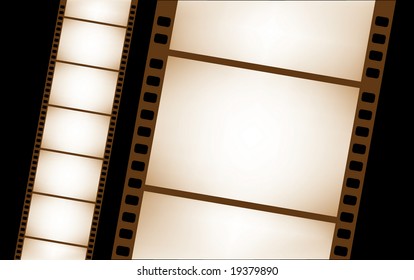 isolated vector filmstrip