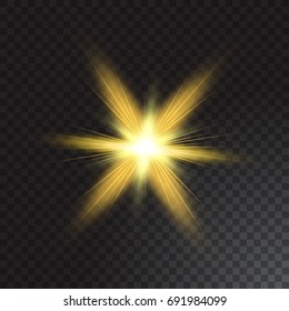 isolated vector fireworks on transparent background