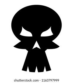 
Isolated vector icon skull
