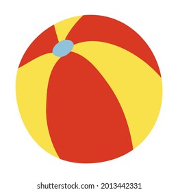 Isolated vector illustration of a ball for decoration