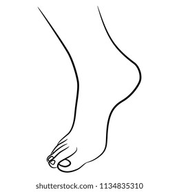 939 Bare Feet Sketch Images, Stock Photos & Vectors | Shutterstock