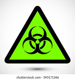  Isolated vector illustration of biohazard symbol. Educational symbol Icon.  Icon can be used as sticker, poster, wallpaper, design, or web design icons.
