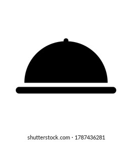 Isolated Vector Illustration. A black symbol of the food service.
