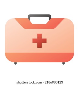 Isolated Vector Illustration of First Aid Bag