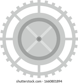 ilustración vectorial aislada del engranaje
