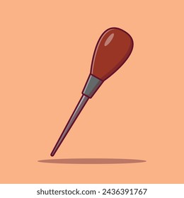 Isolated vector illustration of a hand-drawn Awl