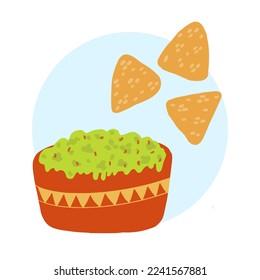 Isolated vector illustration of latina  american food, mexican food