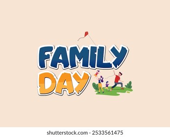 Isolated vector illustration logo of Picnic, Day-out, Family Day, Fun Logo, Vacation Event, Travel Day Logo, Happy joy fun together love creative concept theme mnemonic typography lettering 