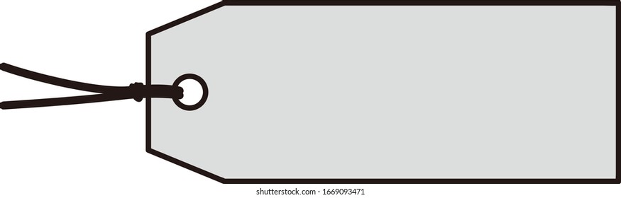 ilustración vectorial aislada de la etiqueta