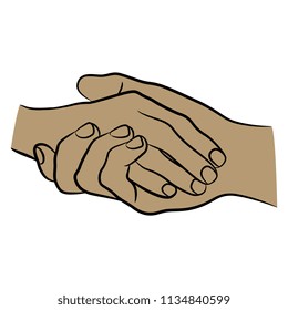 Hands Clasped Images, Stock Photos & Vectors | Shutterstock