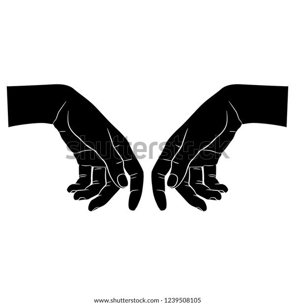 Isolated Vector Illustration Two Human Female Stock Vector (Royalty ...