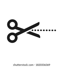 Scissors Icon Logo Vector Illustration Stock Vector (royalty Free 