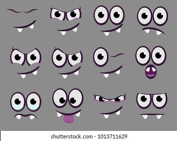 Cartoon Eyes Character Vector Stock Vector (Royalty Free) 1527756059 ...