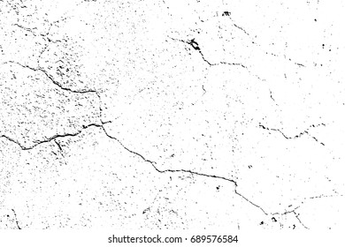 Isolated vector texture, urban distressed overlay backdrop