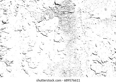 Isolated vector texture, urban distressed overlay backdrop