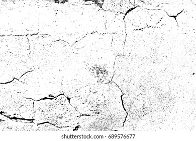 Isolated vector texture, urban distressed overlay backdrop