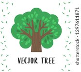 Isolated vector tree.