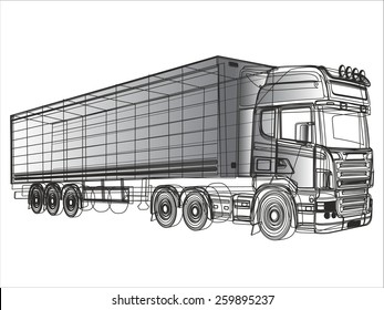 19,633 Truck line drawing Images, Stock Photos & Vectors | Shutterstock