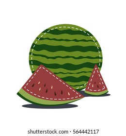 Isolated Vector Watermelon
