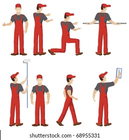 Isolated vector workers with tools