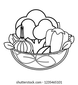 Isolated vegetables design