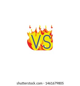 Isolated Versus Button Emoji, emoticon, vector flat icon