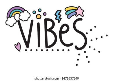 Isolated vibes word vector design