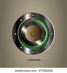 Isolated video game bar on a white background, Vector illustration