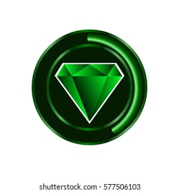 Isolated video game bar on a white background, Vector illustration