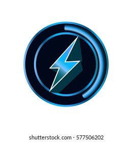 Isolated video game bar on a white background, Vector illustration