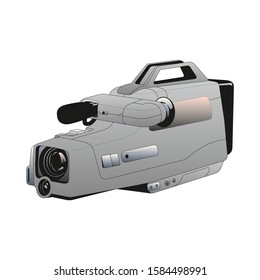 Isolated videocamera device design on a white