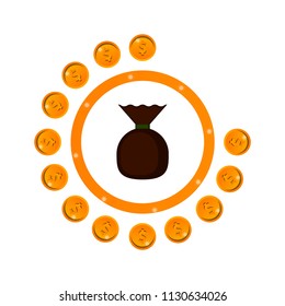 Isolated videogame bar icon