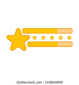 Isolated videogame bar icon