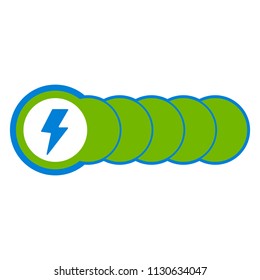 Isolated videogame bar icon
