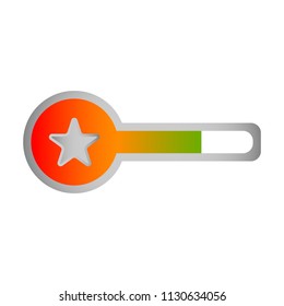 Isolated videogame bar icon