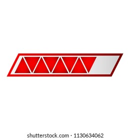 Isolated videogame bar icon