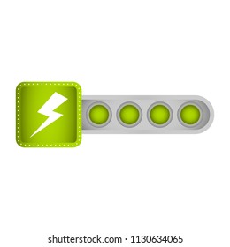 Isolated videogame bar icon