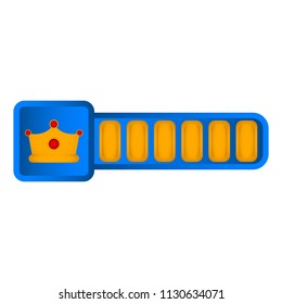 Isolated videogame bar icon