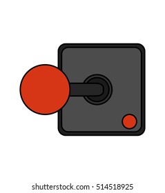 Isolated videogame joystick design