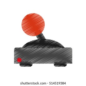 Isolated videogame joystick design