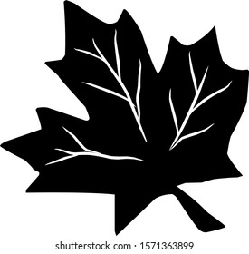 isolated vine leaf icon against a white background