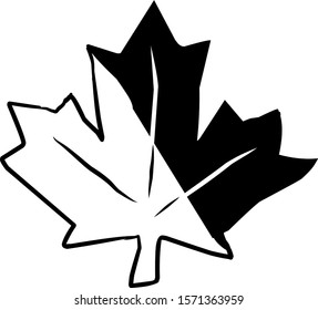 isolated vine leaf icon against a white background