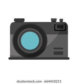 isolated vintage camera