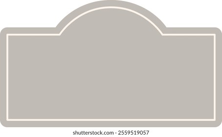 Isolated Vintage classic Label vector.
Blank Label Design in.
Vintage Pastel Label design.
Transparent background.