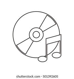 Isolated vinyl device and music note design