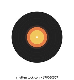 Isolated vinyl on a white background, Vector illustration