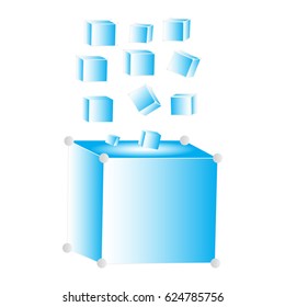 Isolated virtual reailty logo on a white background, Vector illustration